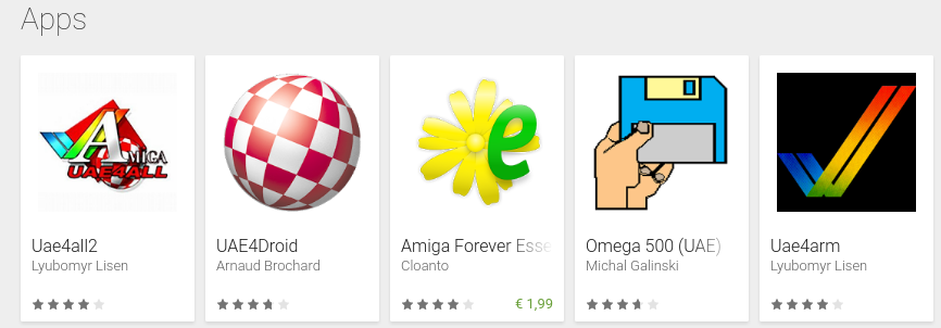 Android Amiga Emulatoren
