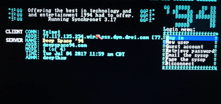 Deepspace 94 BBS Login