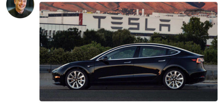 Tesla Modell 3 fertig