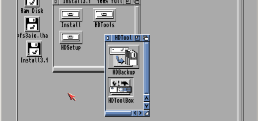 Amiga Festplatte partitionieren