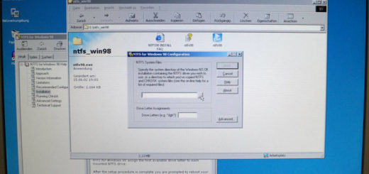 NTFS unter Windows 98