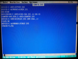 config.sys