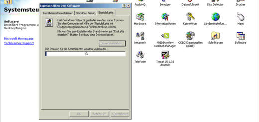 Windows 98 Startdiskette erstellen