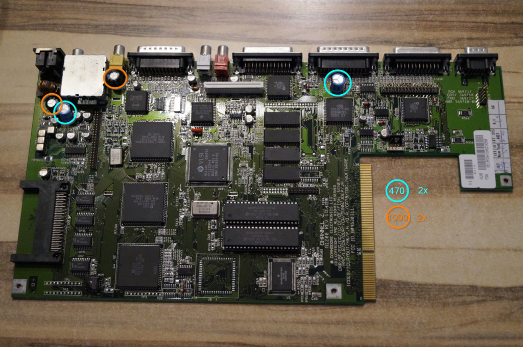 Elektro Kondensatoren Amiga 1200