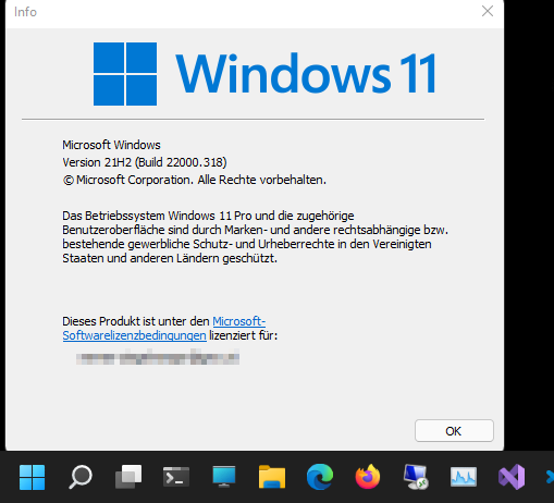 Windows 11 installiert